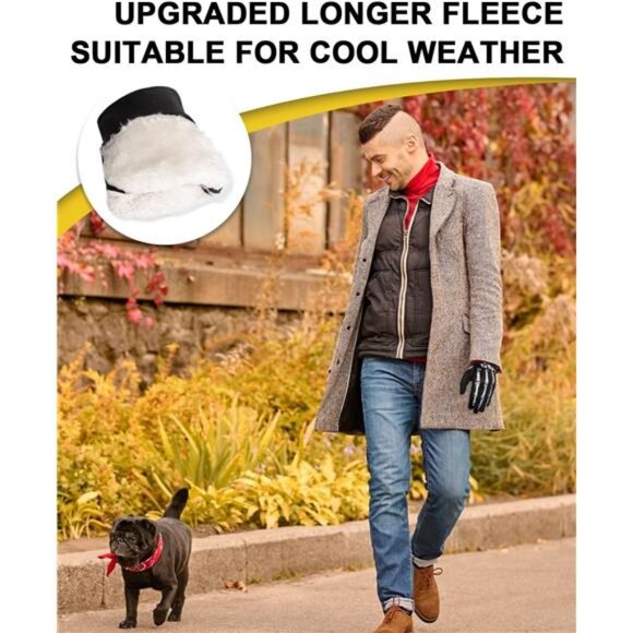 Unisex Upgraded Wool Winter Gloves Waterproof with Touch Screen - Picture 2 of 5